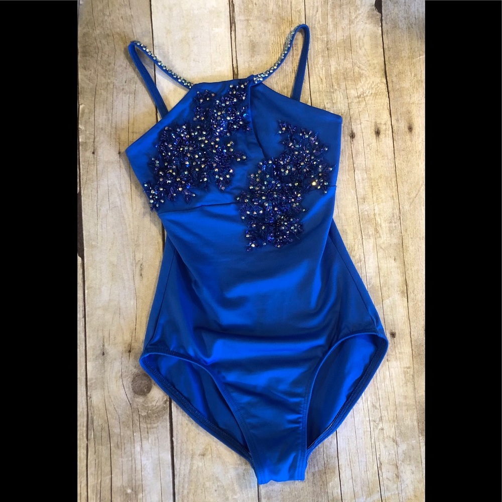 Dance competition leotard costume child large/AXS
